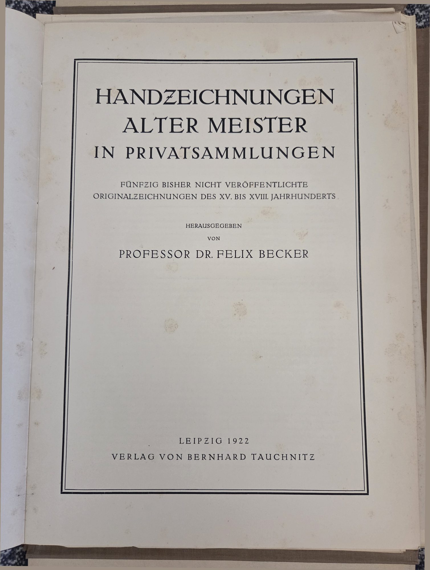 Title page of this copy