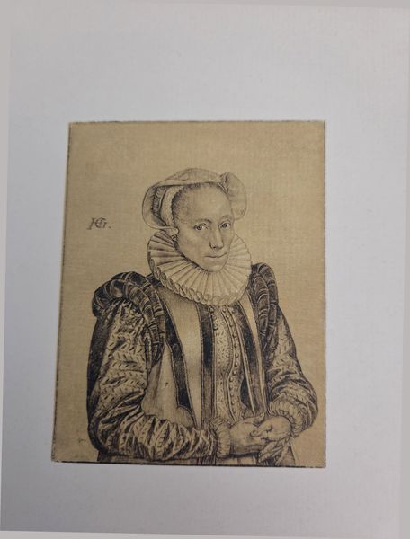 Portrait of Maria Reyers, Hendrick Goltzius