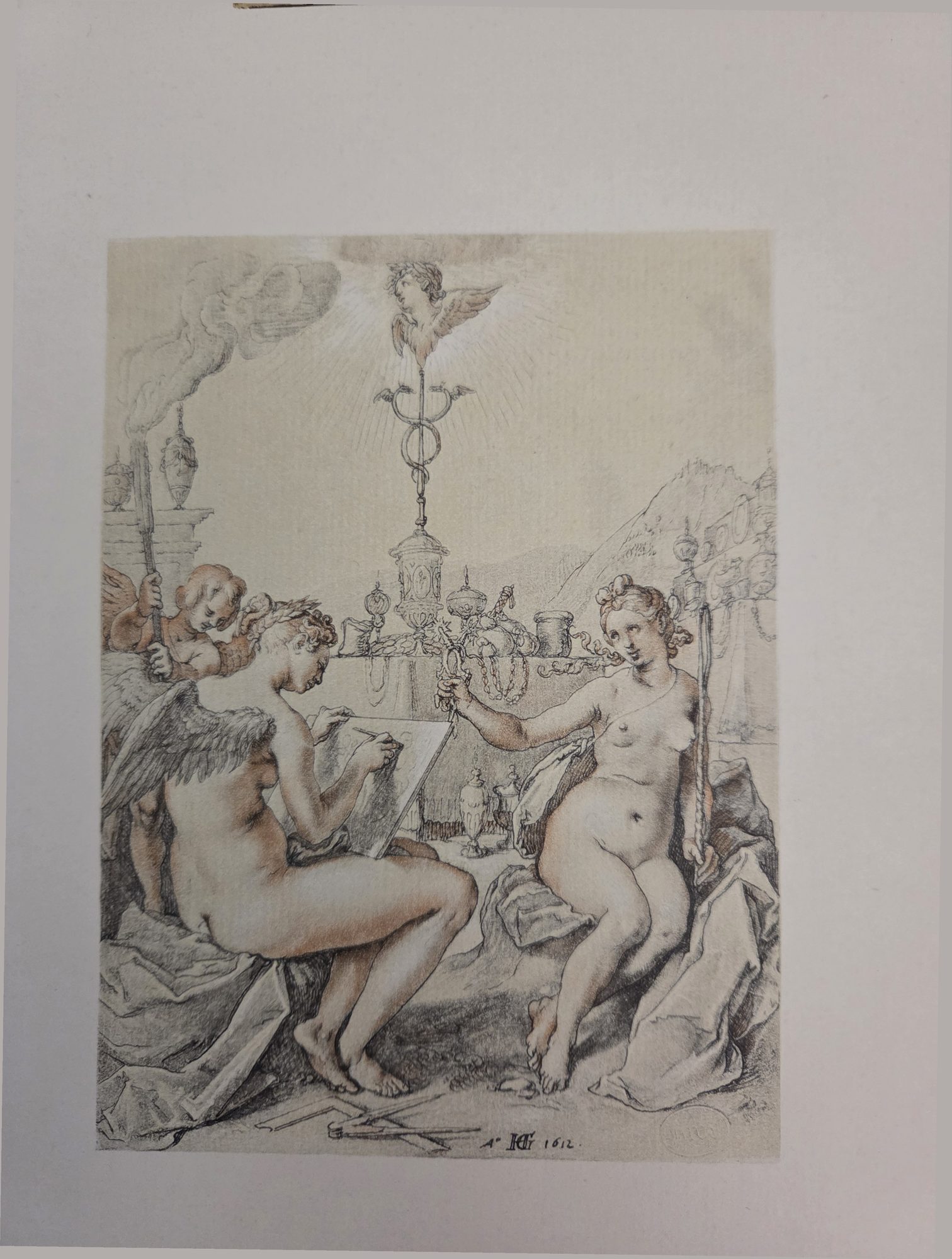 Allegory, Hendrick Goltzius (reproduction in Becker 1922)