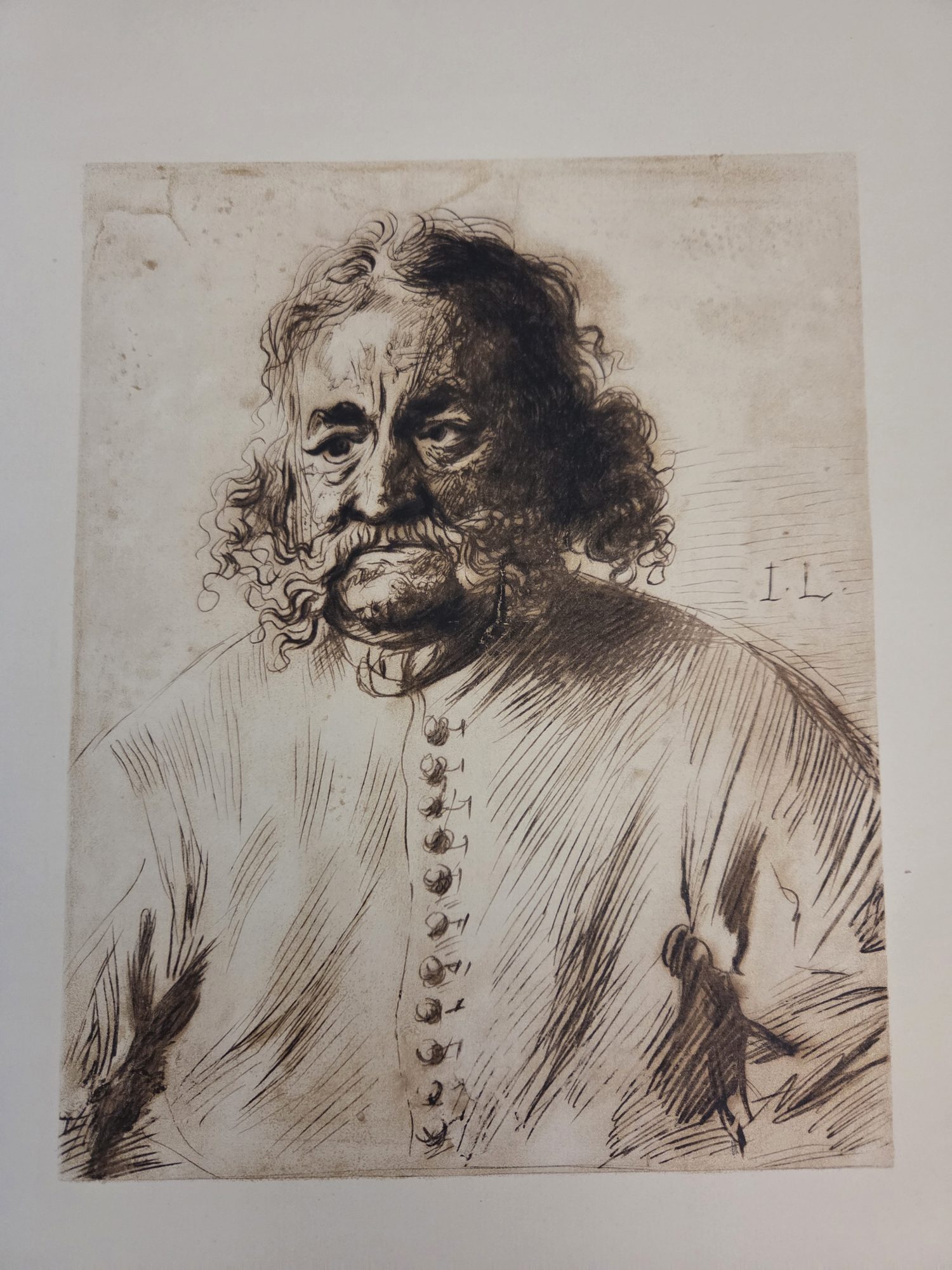 Bust of an Old Man, Jan Lievens (reproduction in Becker 1922)