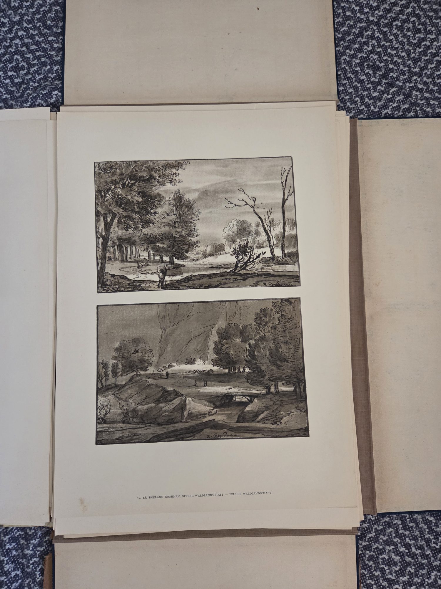 Full sheet, this copy (shared by plates 17 and 18) — plate 18