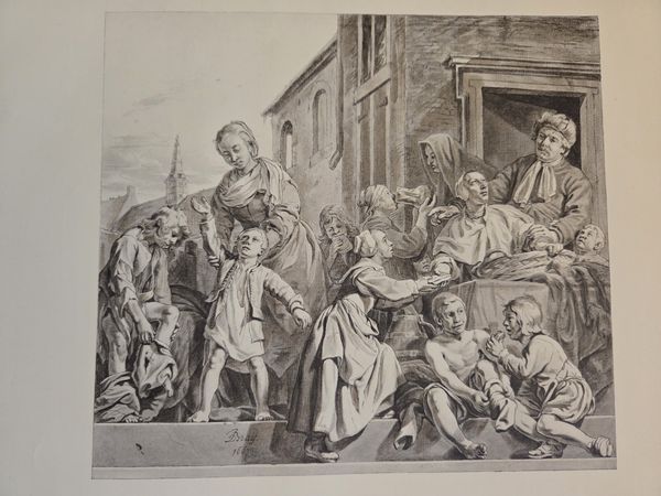 Clothing the Orphan Children, Jan de Bray