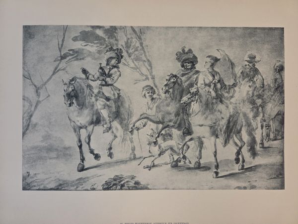 Setting Out for the Falcon Hunt, Philips Wouwerman