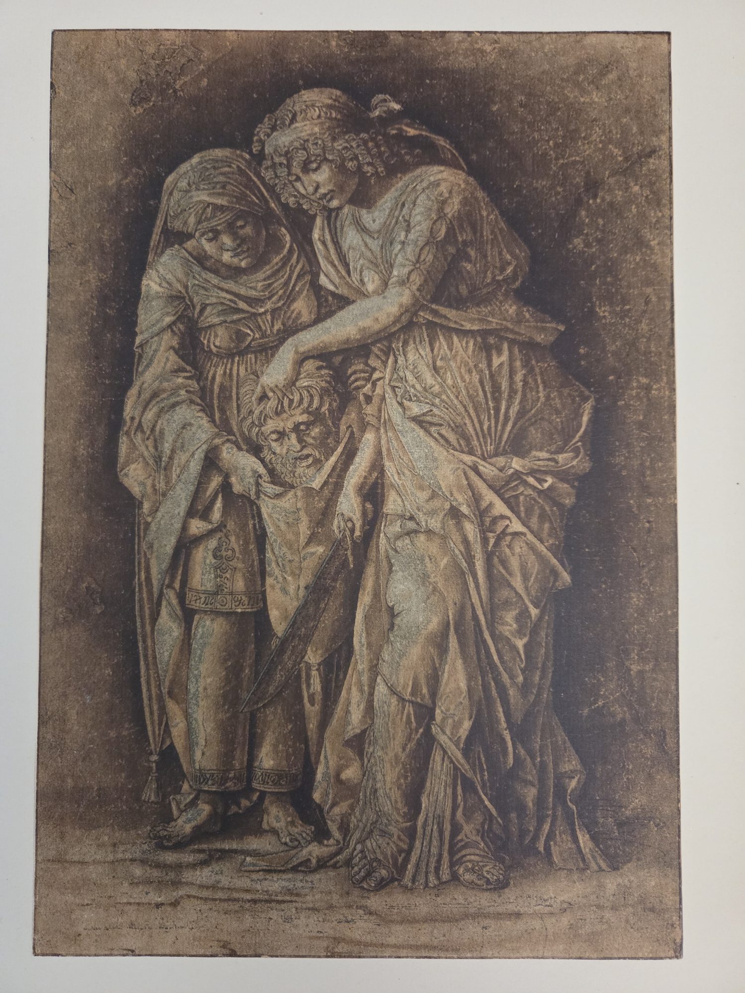 Judith with the Head of Holofernes, Copy after Andrea Mantegna (Becker: Mantegna) (reproduction in Becker 1922)