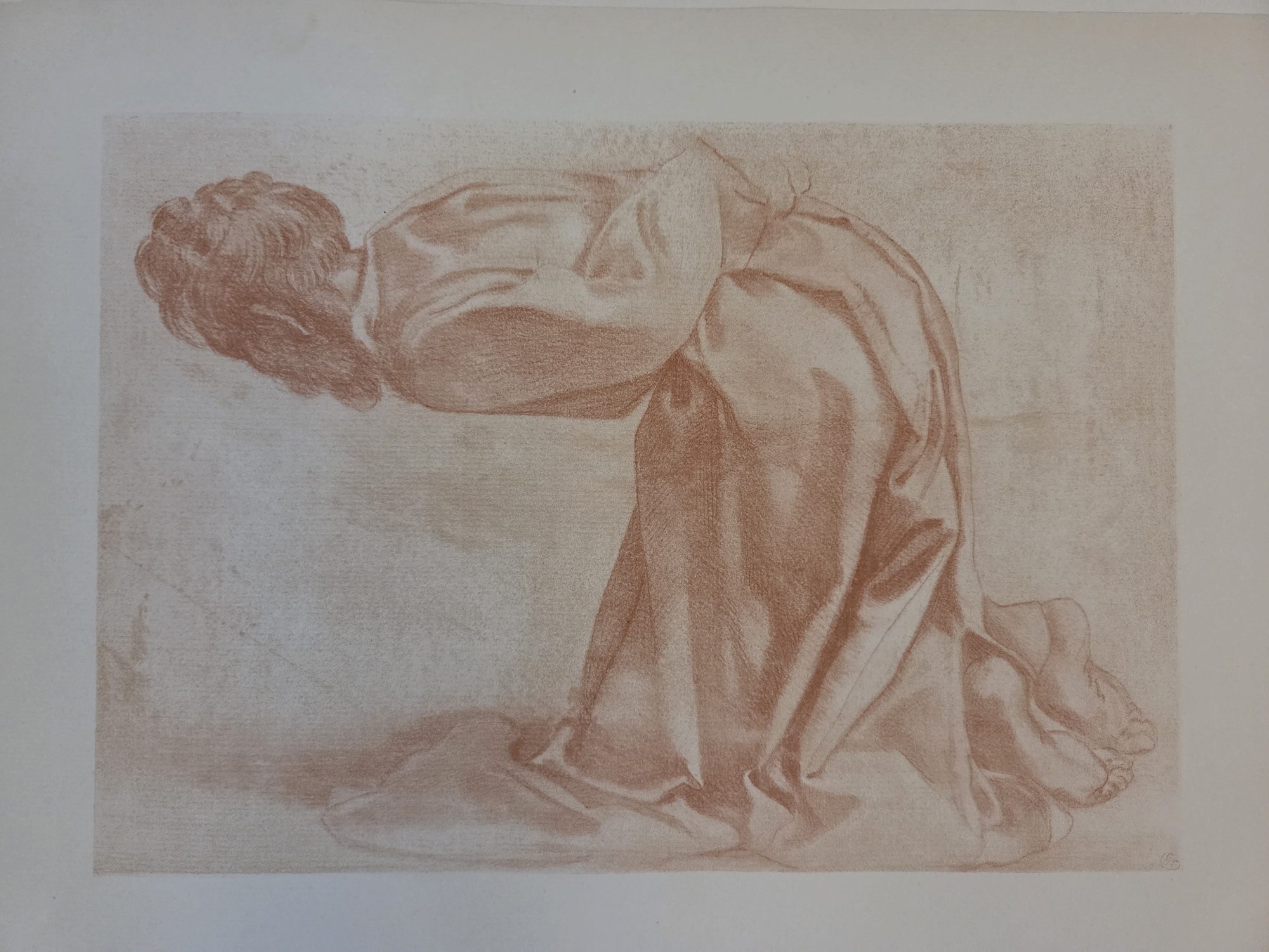 Kneeling Martyr, Florentine School (reproduction in Becker 1922)