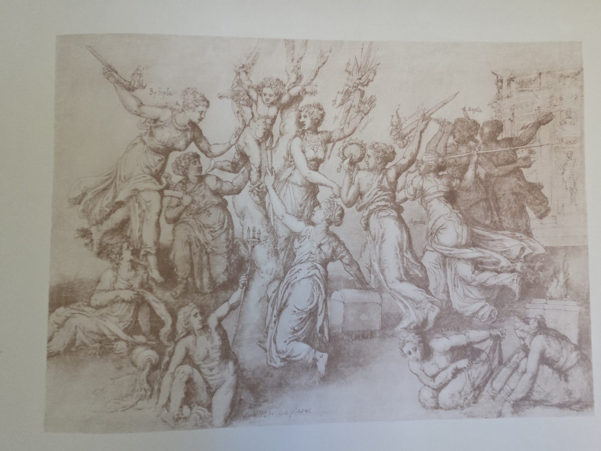 Frieze: The Crucifixion of Cupid, Giulio Romano (reproduction in Becker 1922)