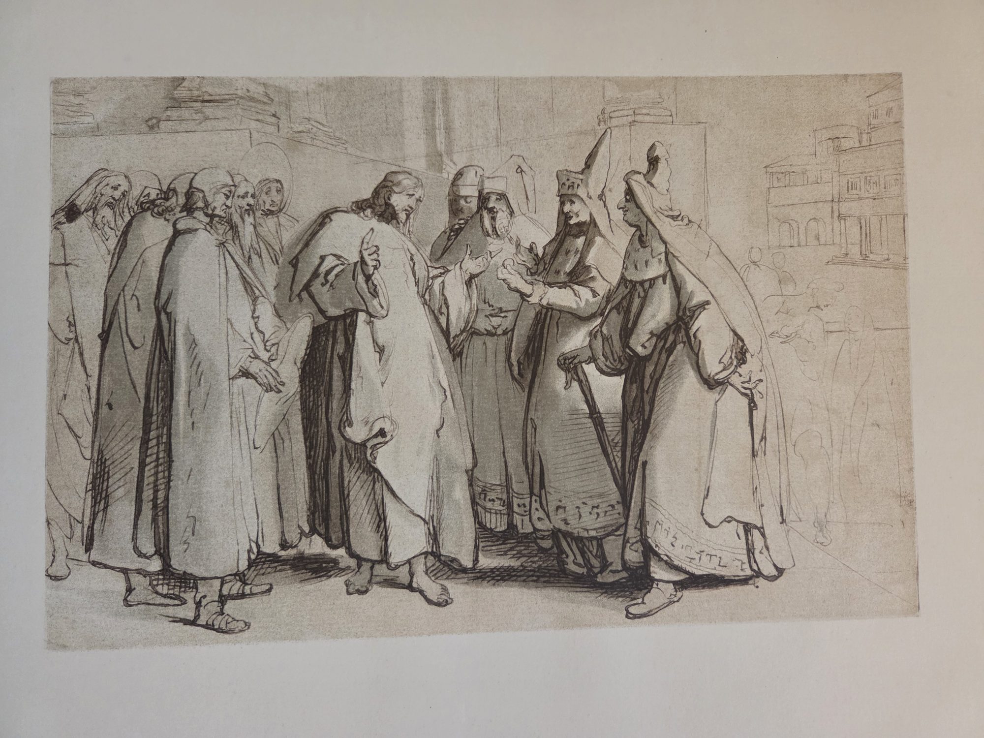 The Tribute Money, Venetian School (reproduction in Becker 1922)