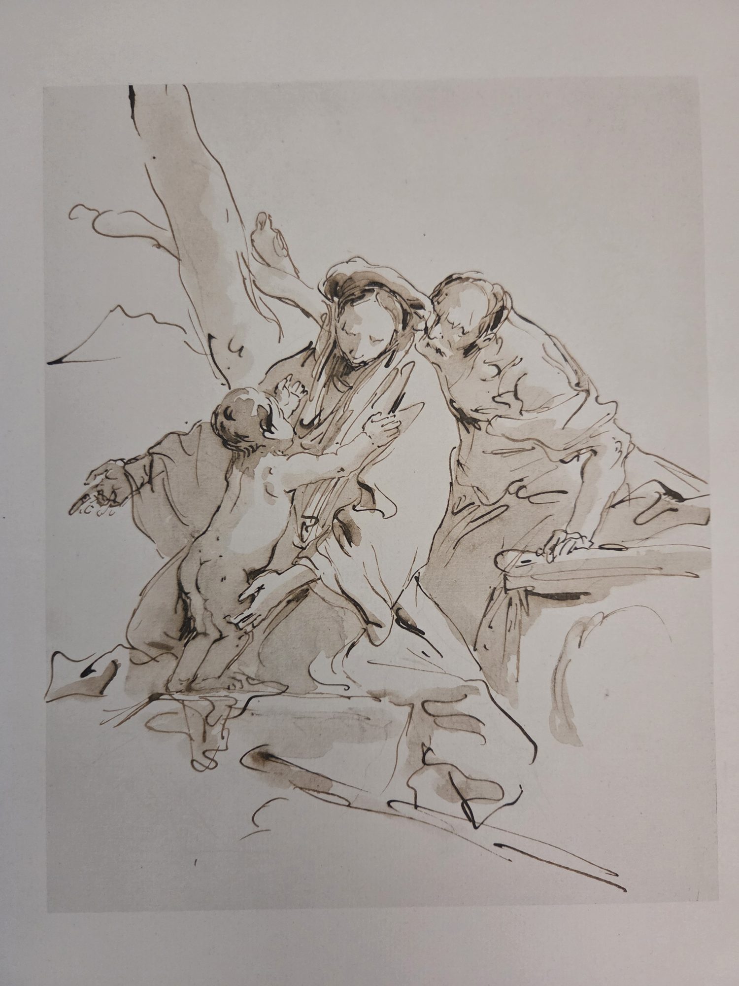 The Holy Family, Giovanni Battista Tiepolo (reproduction in Becker 1922)