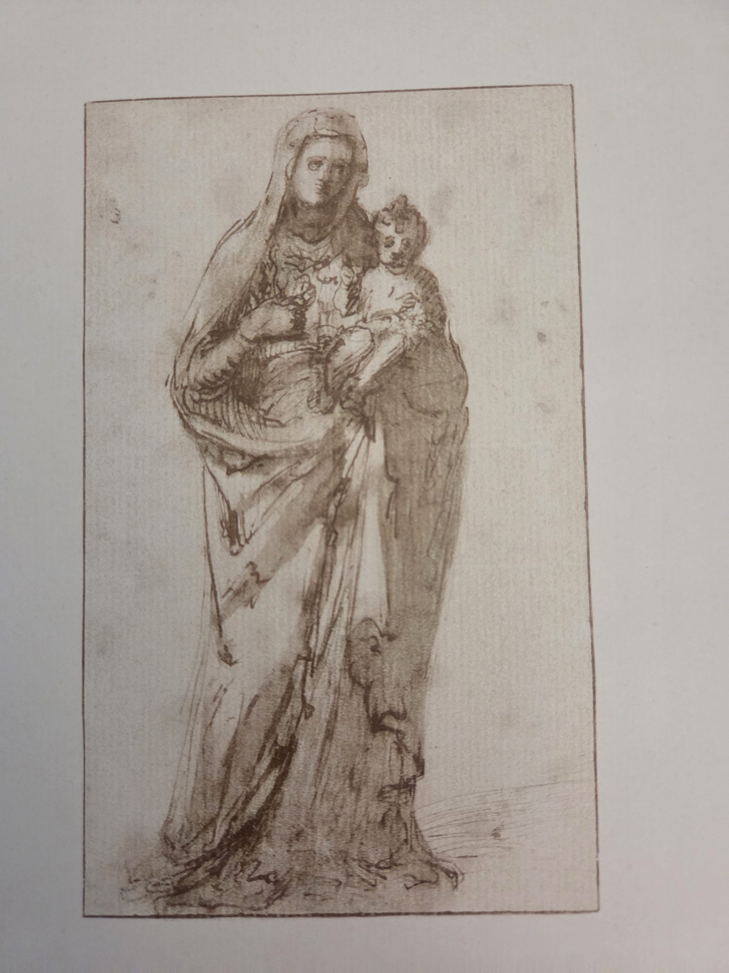 Madonna and Child, Spanish School (?), 17th Century (reproduction in Becker 1922)