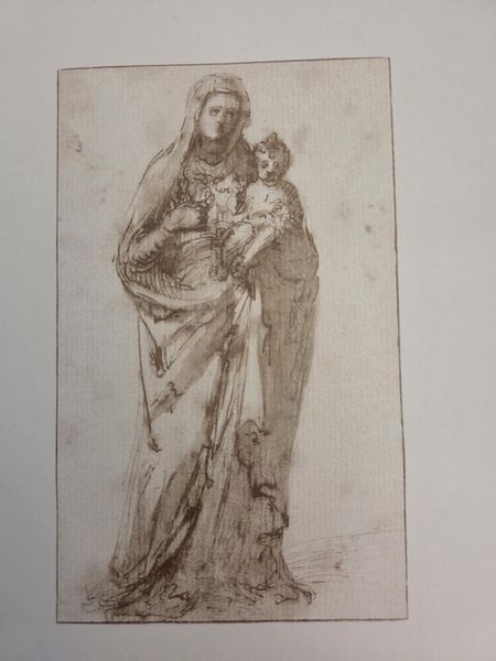 Madonna and Child, Spanish School (?), 17th Century